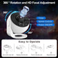 4K HD Starry Sky Projector - Romantic Galaxy Night Light for Bedside - FVNLYXQ