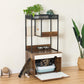 Cat Litter Box Enclosures with Cat Tree Tower, Cat Furniture ,Cat Cabinet - FVNLYXQ