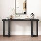 Geometric Console Table w/ Solid Pine Legs